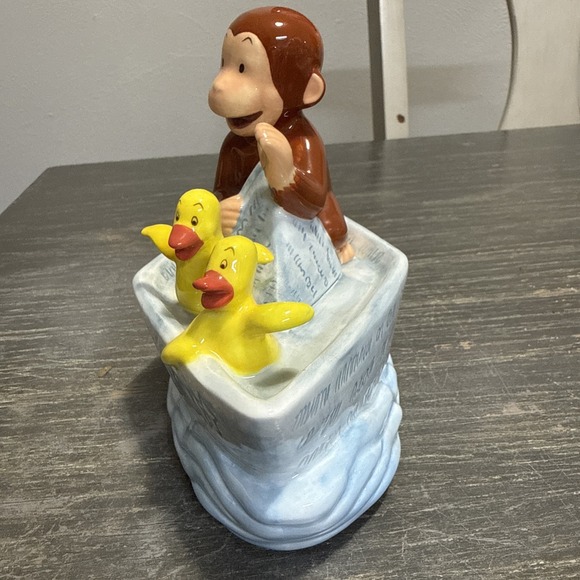Curious George Ceramic Figurine | Morning Star Boat 1997-Working - Picture 4 of 6